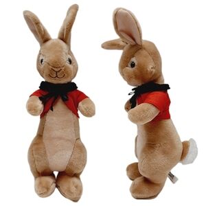 🍒 Peter Rabbit Flopsy Sister w/ Red Jacket Plush Soft Kids Toy Factory
